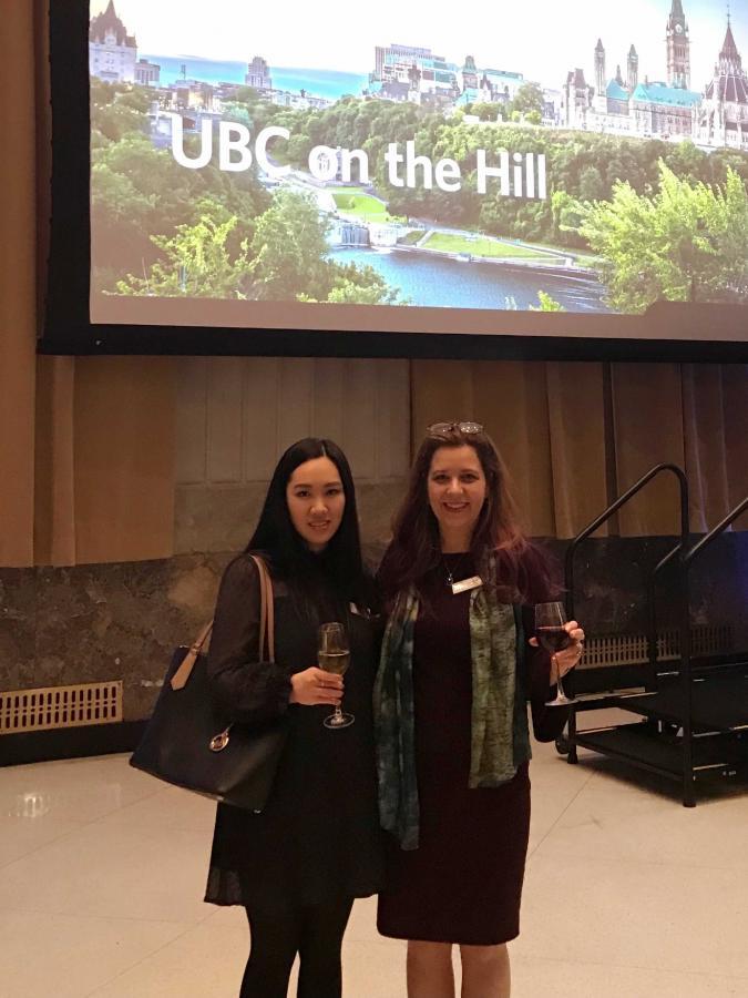 Bonnie Lee and Liisa Galea at UBC on the Hill event in 2019